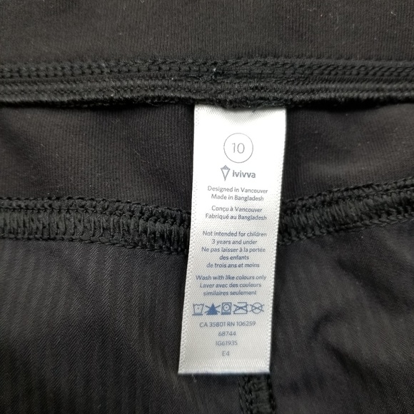 Ivivva girl pants size 10 - Picture 5 of 7